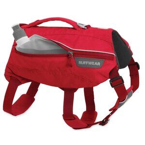 Ruffwear Singletrak Hydration Dog Pack — Like New (Red Currant, Medium)